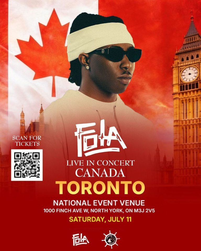 Fola Live in Concert Canada Toronto